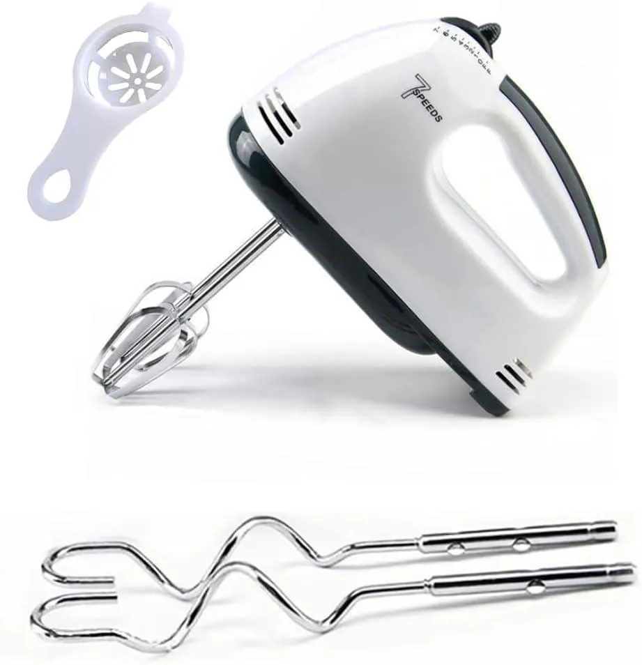 Electric Hand Blender with Citrus Juicer & 7 Speeds