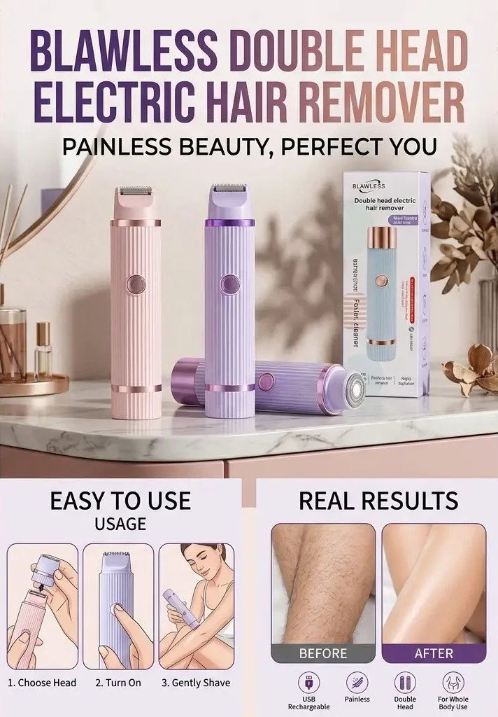 BLAWLESS Double head electric hair remover